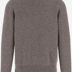 MAGLIONE IN CASHMERE U120WS BROWNMOULINE OLIVER LATTUGHI 