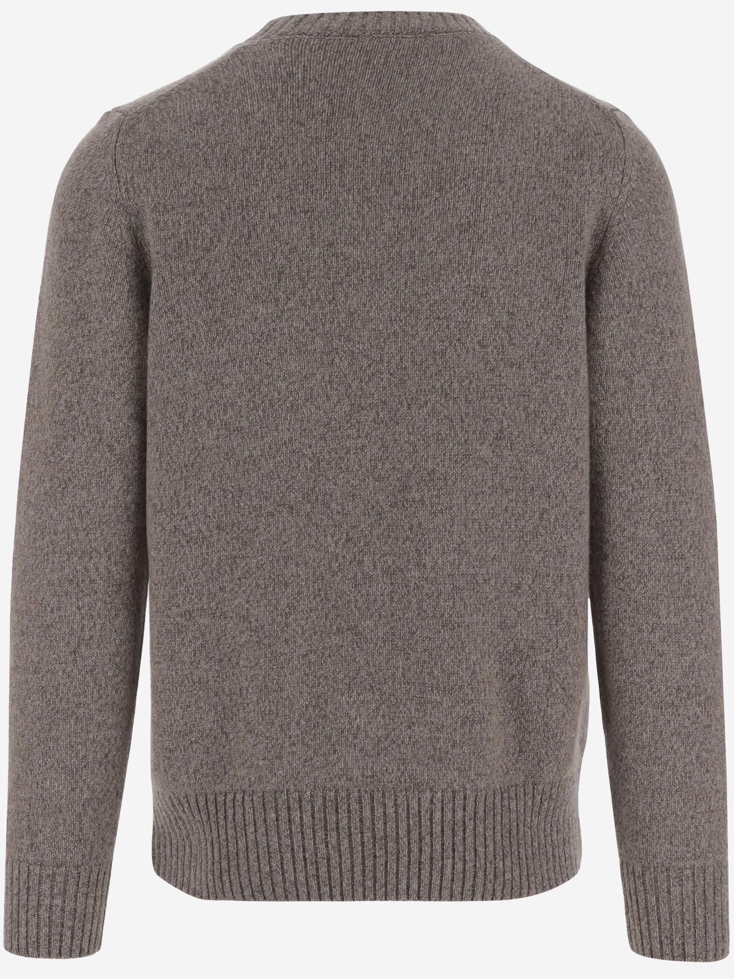 MAGLIONE IN CASHMERE U120WS BROWNMOULINE OLIVER LATTUGHI 