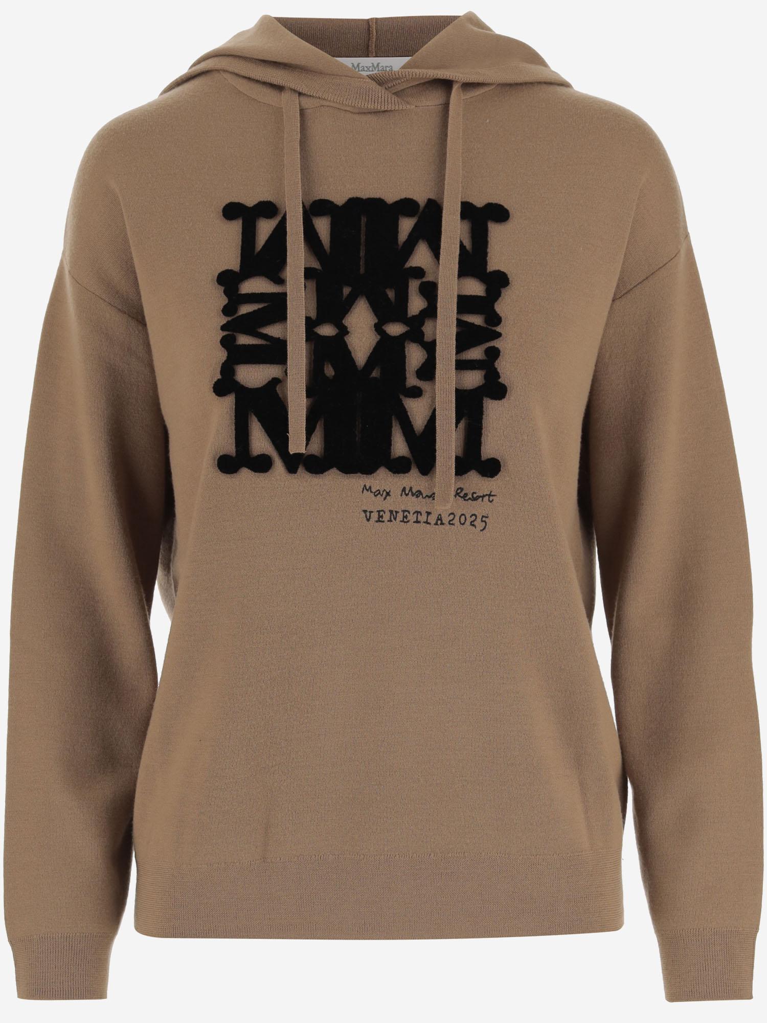 FELPA IN LANA CON LOGO SFINGE 023 MAX MARA 