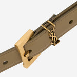 CINTURA IN PELLE CASSANDRE 554465 BOO0W3397 SAINT LAURENT 