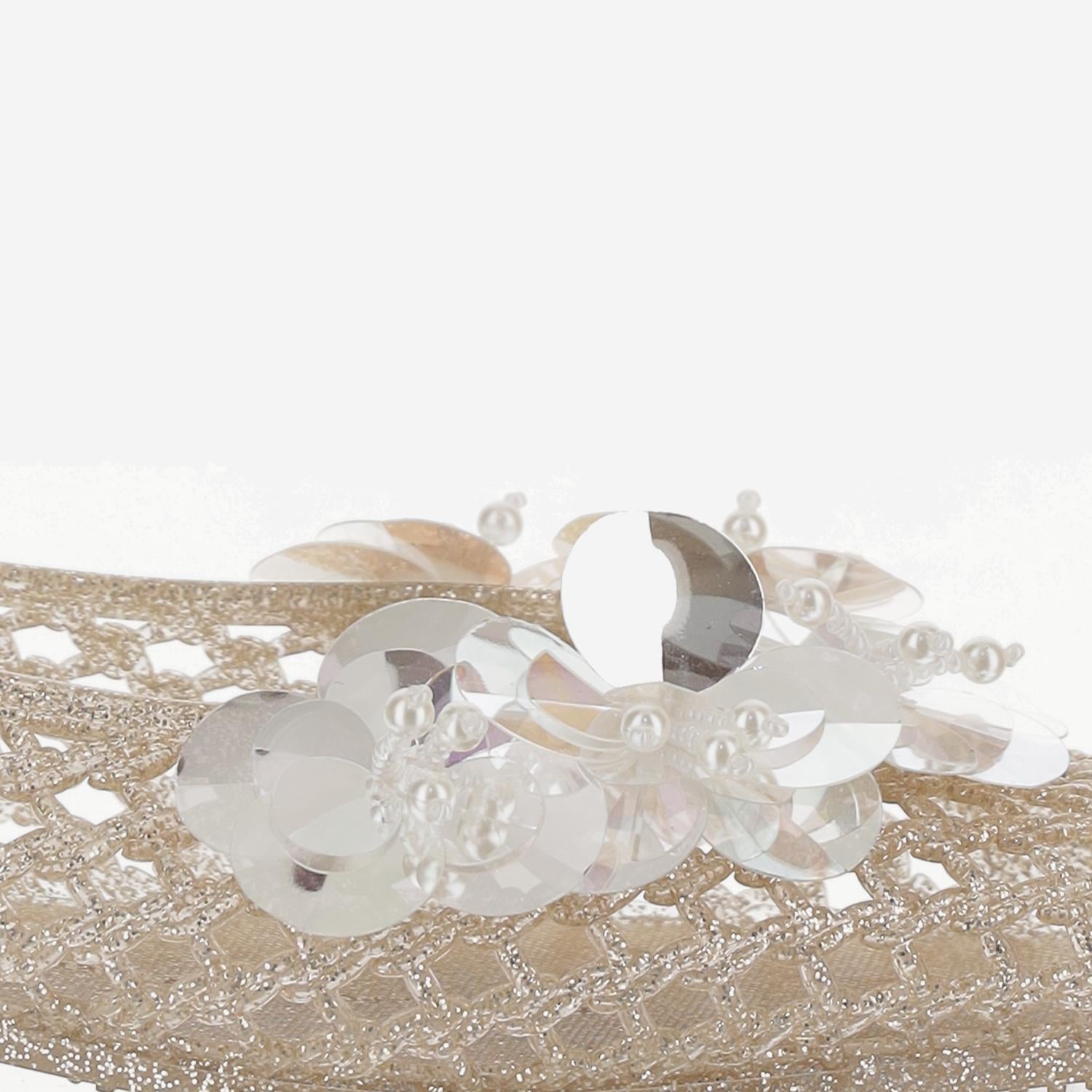 BALLERINE TRASPARENTI CON DECORAZIONE HJ25PSALST03GD02 GOLD HEAVENLY JELLY 