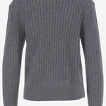 Cardigan in lana a coste 835337 V5L701370 BOTTEGA VENETA 