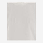 T-SHIRT IN COTONE CON FODERA A RIGHE 753811 V39G09090 BOTTEGA VENETA 