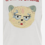 T-SHIRT LE CHAT DE LA MAISON IN COTONE 7B3MG25J 9LDA03 VALENTINO 