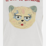 T-SHIRT LE CHAT DE LA MAISON IN COTONE 7B3MG25J 9LDA03 VALENTINO 
