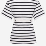ABITO IN COTONE A RIGHE 8I0001089AXT F07 MONCLER ENFANTS 