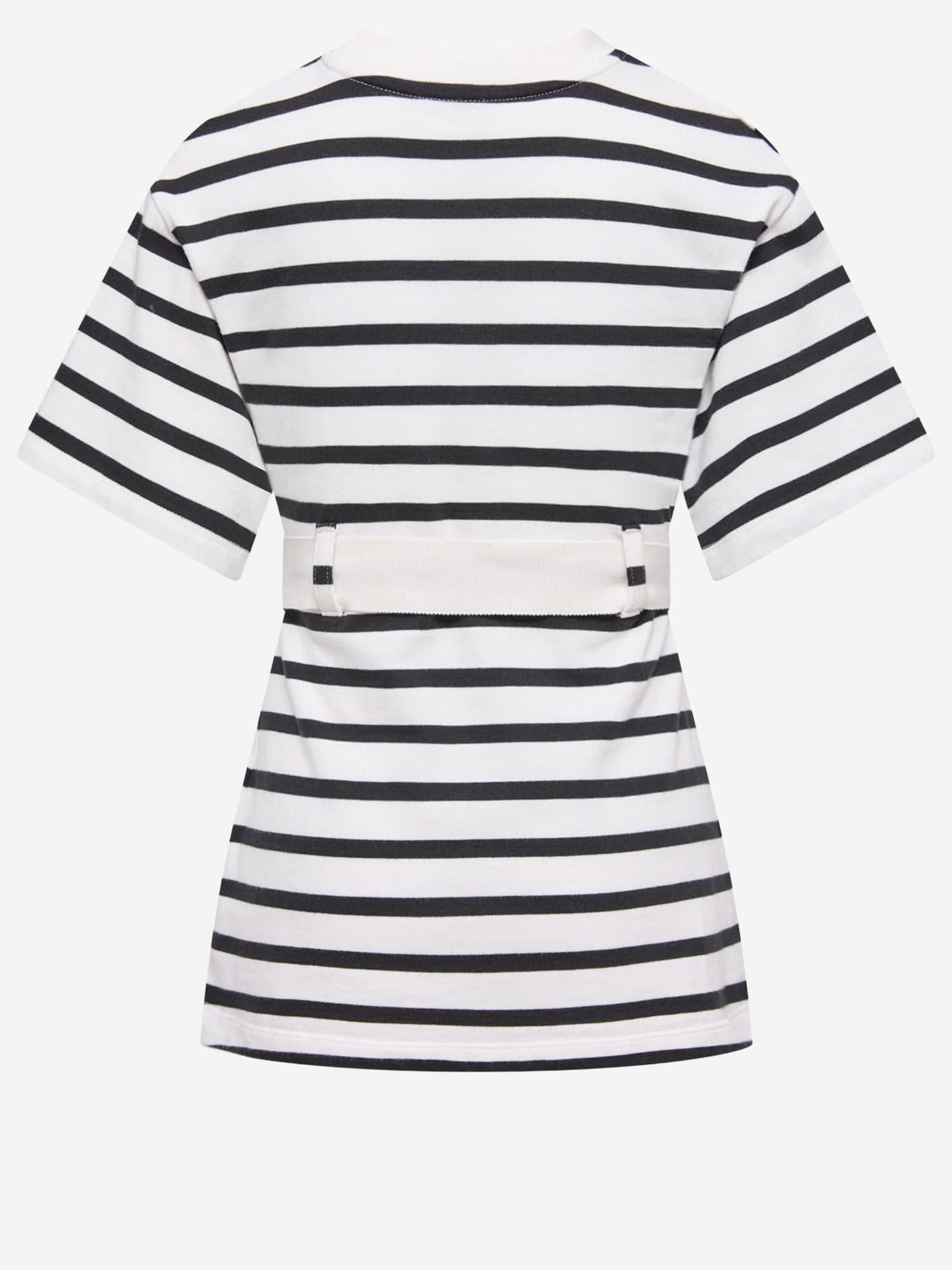 ABITO IN COTONE A RIGHE 8I0001089AXT F07 MONCLER ENFANTS 