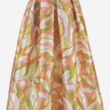 GONNA SVASATA CON STAMPA FANTASIA LUNA GROOVYORANGE LUNATICA 