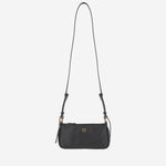 BORSA MINI HALF MOON BAGUETTE IN PELLE CON LOGO 105069 A0QOZ99Q PINKO 
