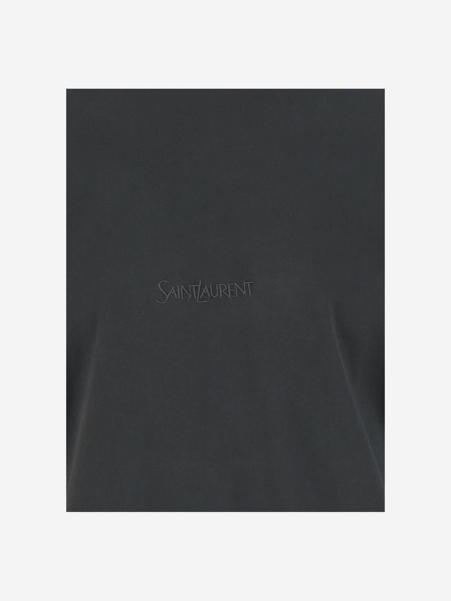 T-SHIRT IN COTONE CON LOGO 818535 YBHD21025 SAINT LAURENT 