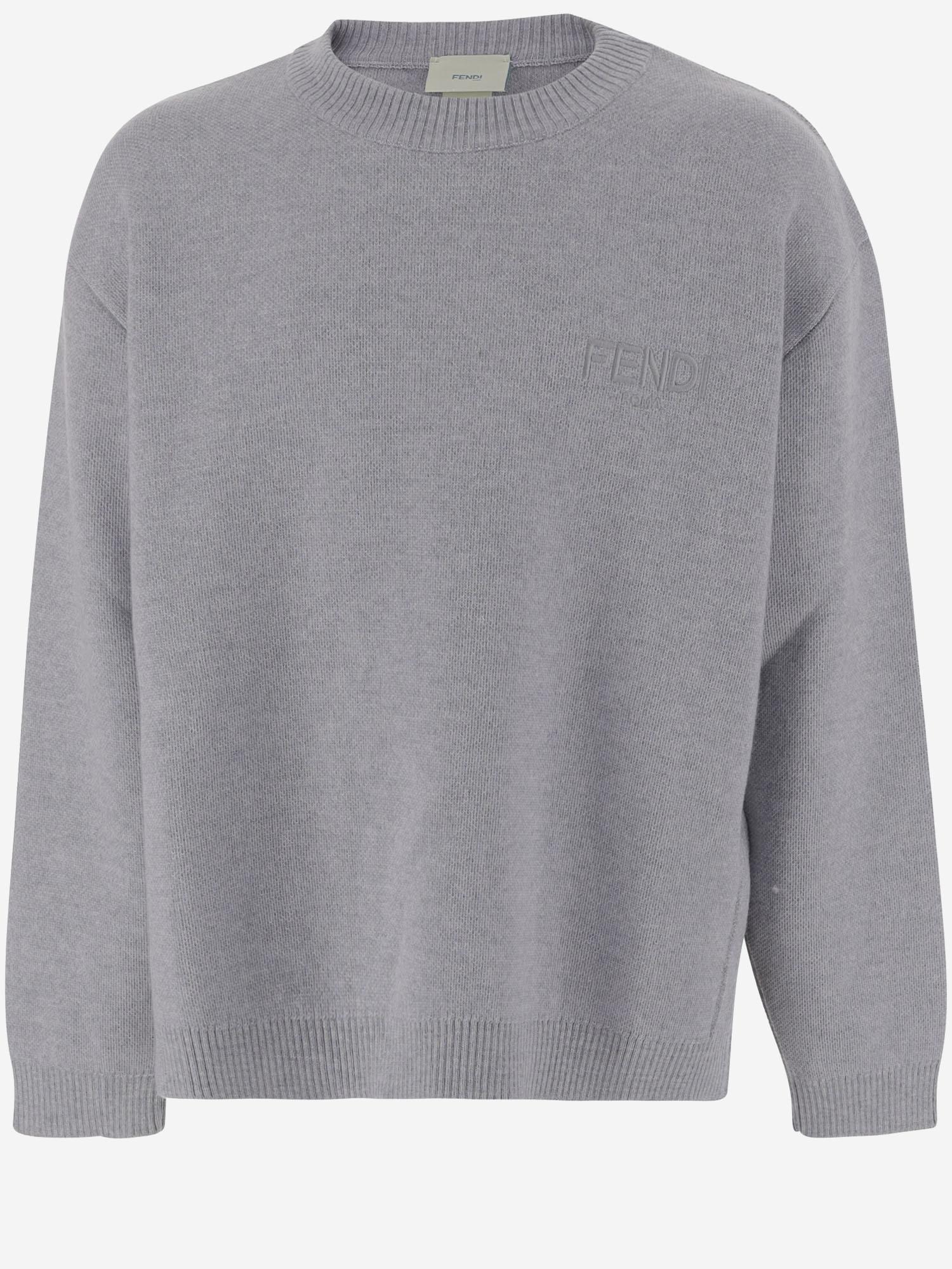 Maglione in lana JUG192 AUKUF0WG5 FENDI KIDS 