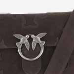 Borsa Love Bag One Slouchy in suede 106243 A0F6M11O PINKO 