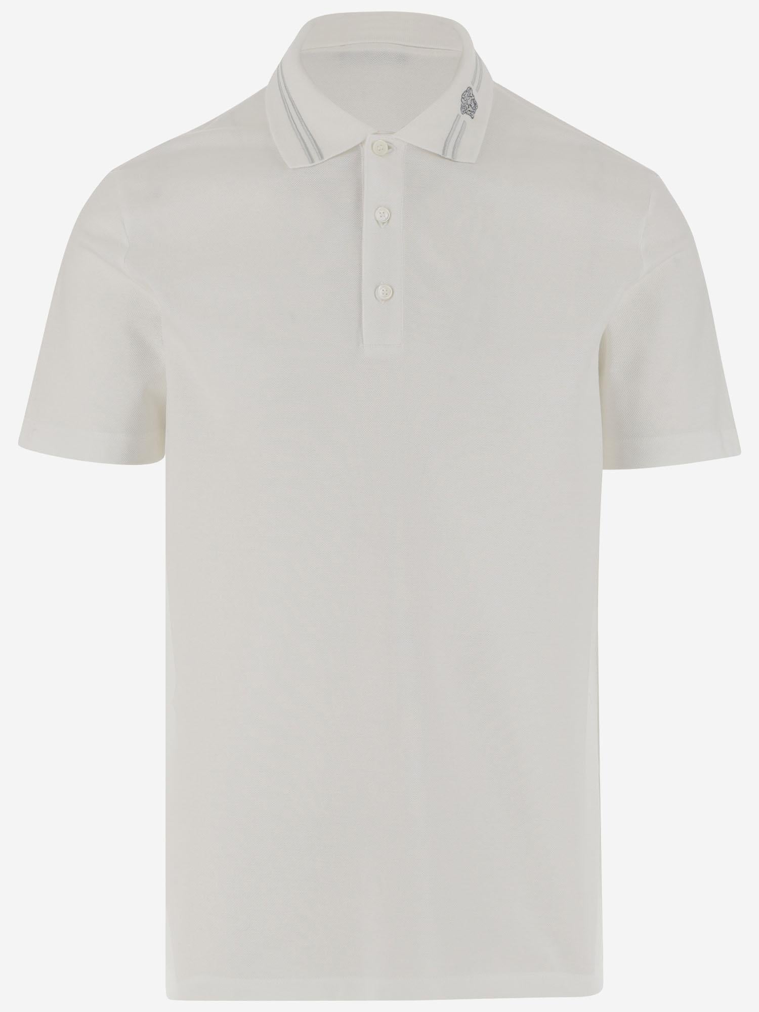 POLO CON RICAMO MEDUSA 1013906 1A134631W000 VERSACE 