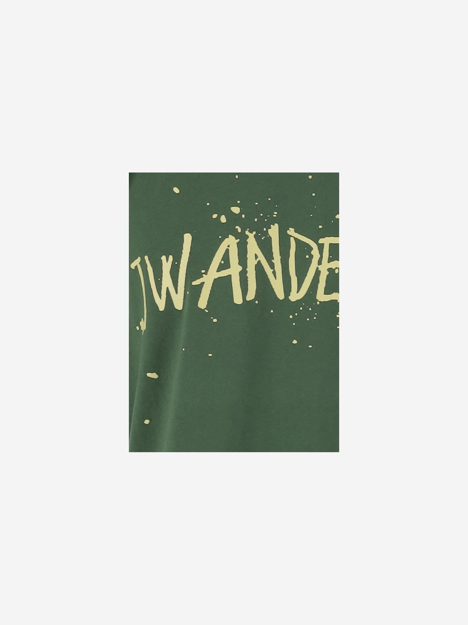 T-SHIRT IN COTONE CON LOGO JT0307 PG1936500 JW ANDERSON 