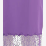 GONNA IN VISCOSA CON INSERTO IN PIZZO 846202 ZATWW5007 GUCCI 