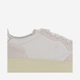 SNEAKERS MEDALIST LOW IN PELLE<BR/> AULWNU01 WHTWHT AUTRY 