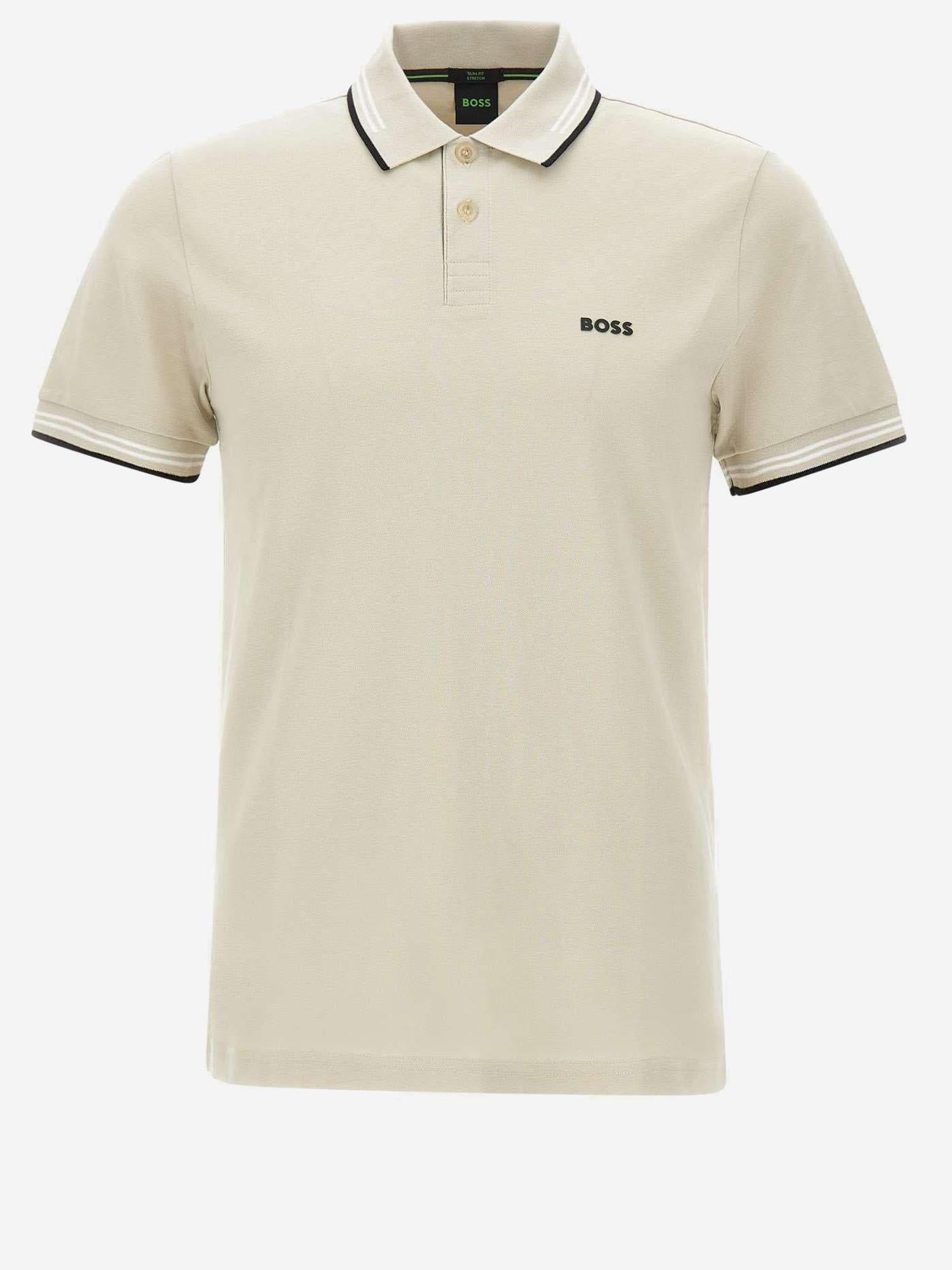 Polo in cotone stretch con logo 50506193 275 HUGO BOSS 