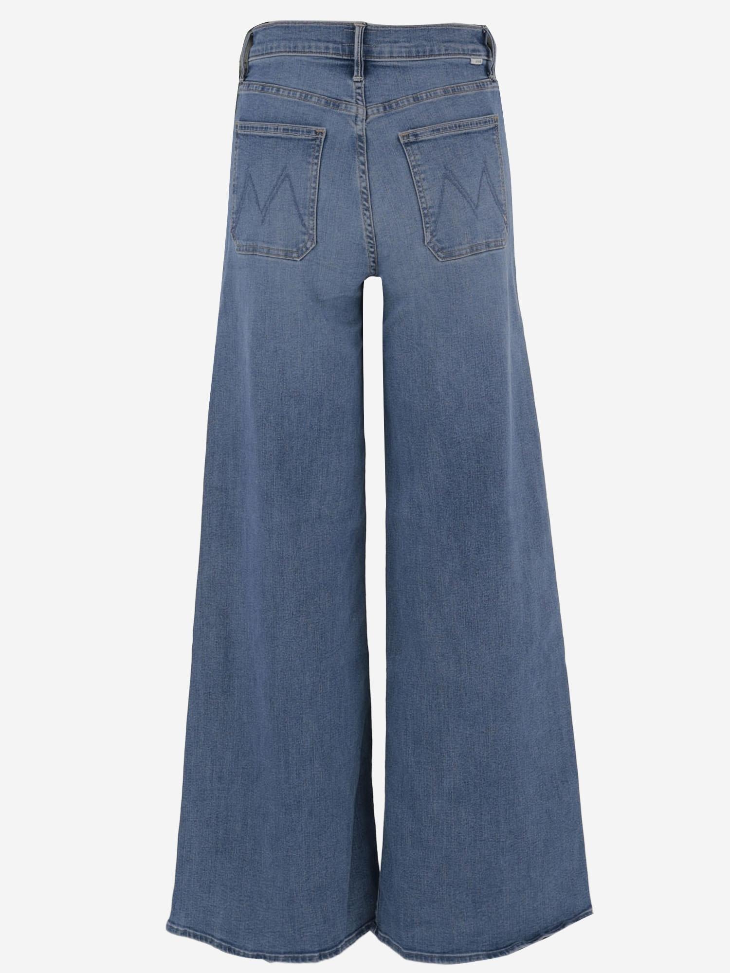 JEANS CON GAMBA AMPIA IN MISTO COTONE STRETCH 10765 2104RHL MOTHER 