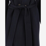 CAPPOTTO WRAP IN LANA E CASHMERE 6252K21002 MIDNIGHT CARVEN 