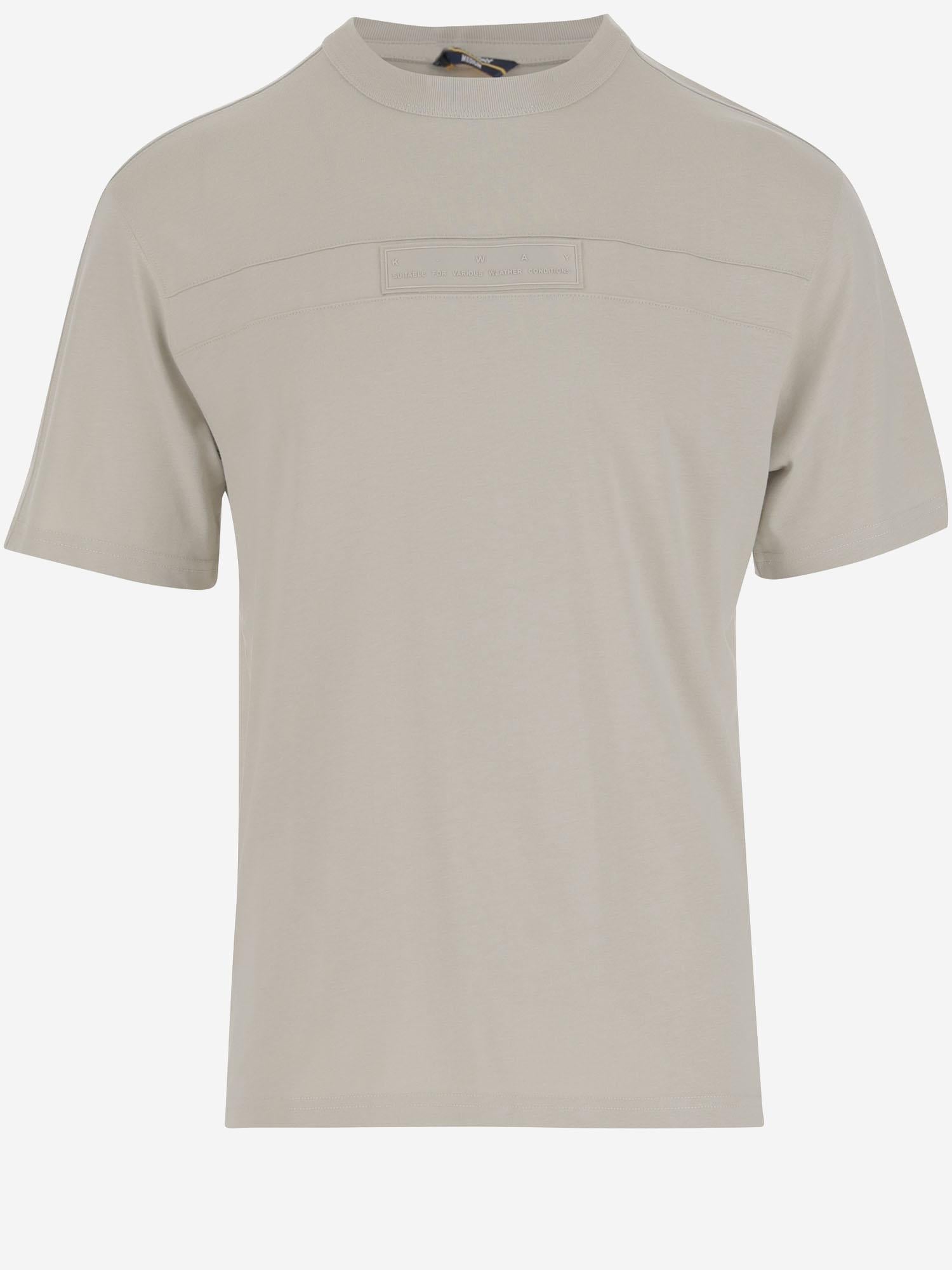 T-SHIRT IN COTONE CON LOGO K2135LW 634 K-WAY 
