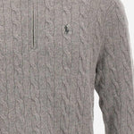 MAGLIA A TRECCE IN LANA E CASHMERE 710876766 008 POLO RALPH LAUREN 