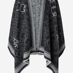 MANTELLA IN MISTO LANA CON MOTIVO LOVE BIRDS 105965 A2ZIZI2 PINKO 