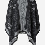 MANTELLA IN MISTO LANA CON MOTIVO LOVE BIRDS 105965 A2ZIZI2 PINKO 