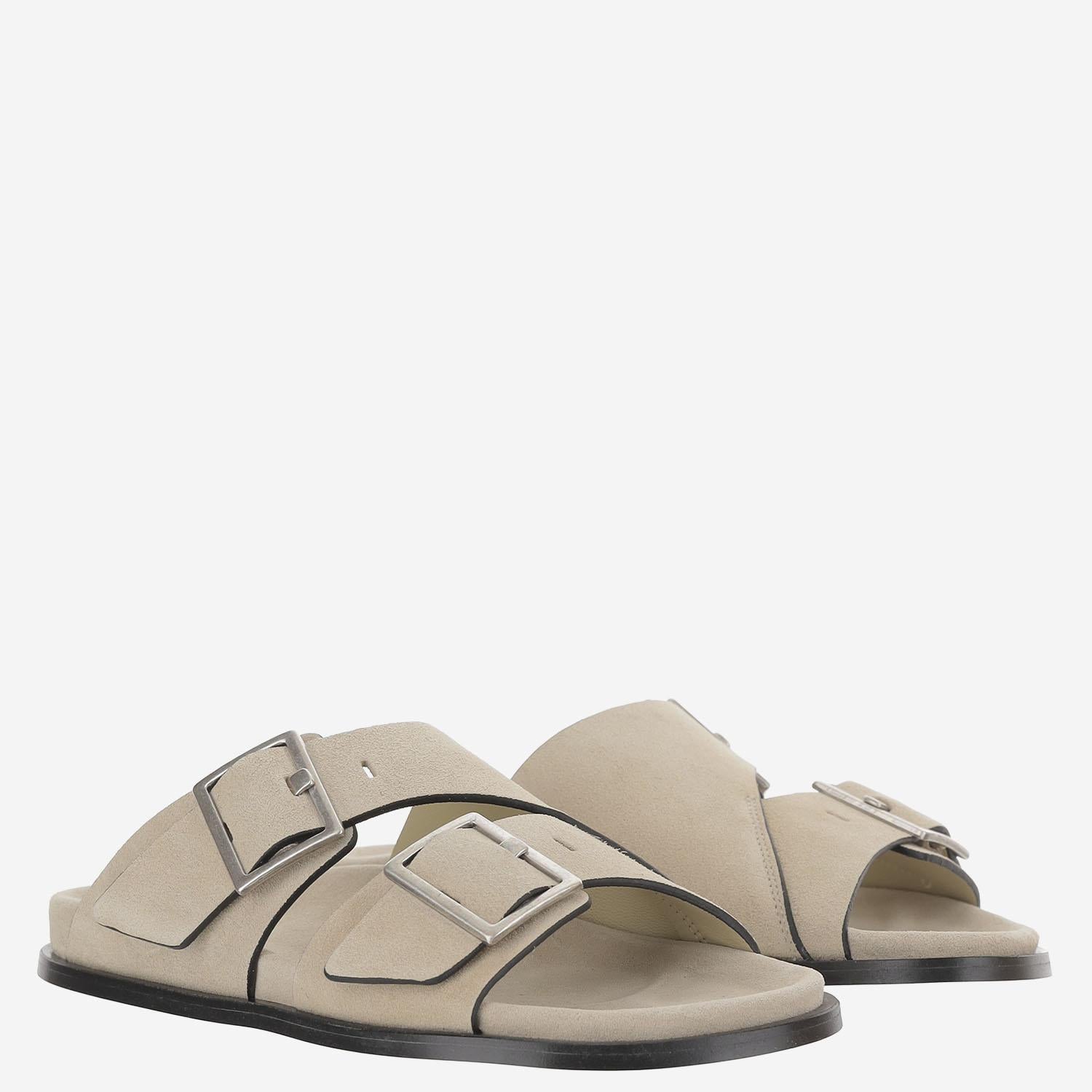 SANDALI ALBA IN PELLE SCAMOSCIATA S101185 01 ALOHAS 