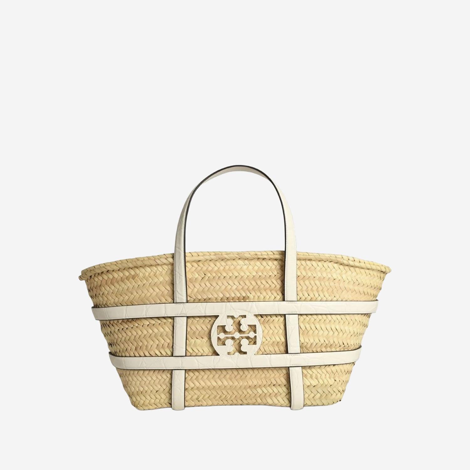 BORSA SHOPPING ELLA IN PAGLIA 169398 100 TORY BURCH 