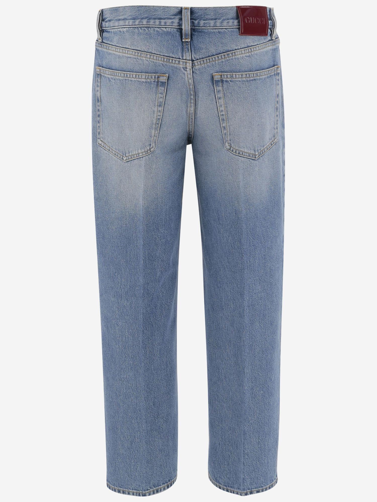 JEANS IN DENIM DI COTONE 812233 XDC7S4009 GUCCI 