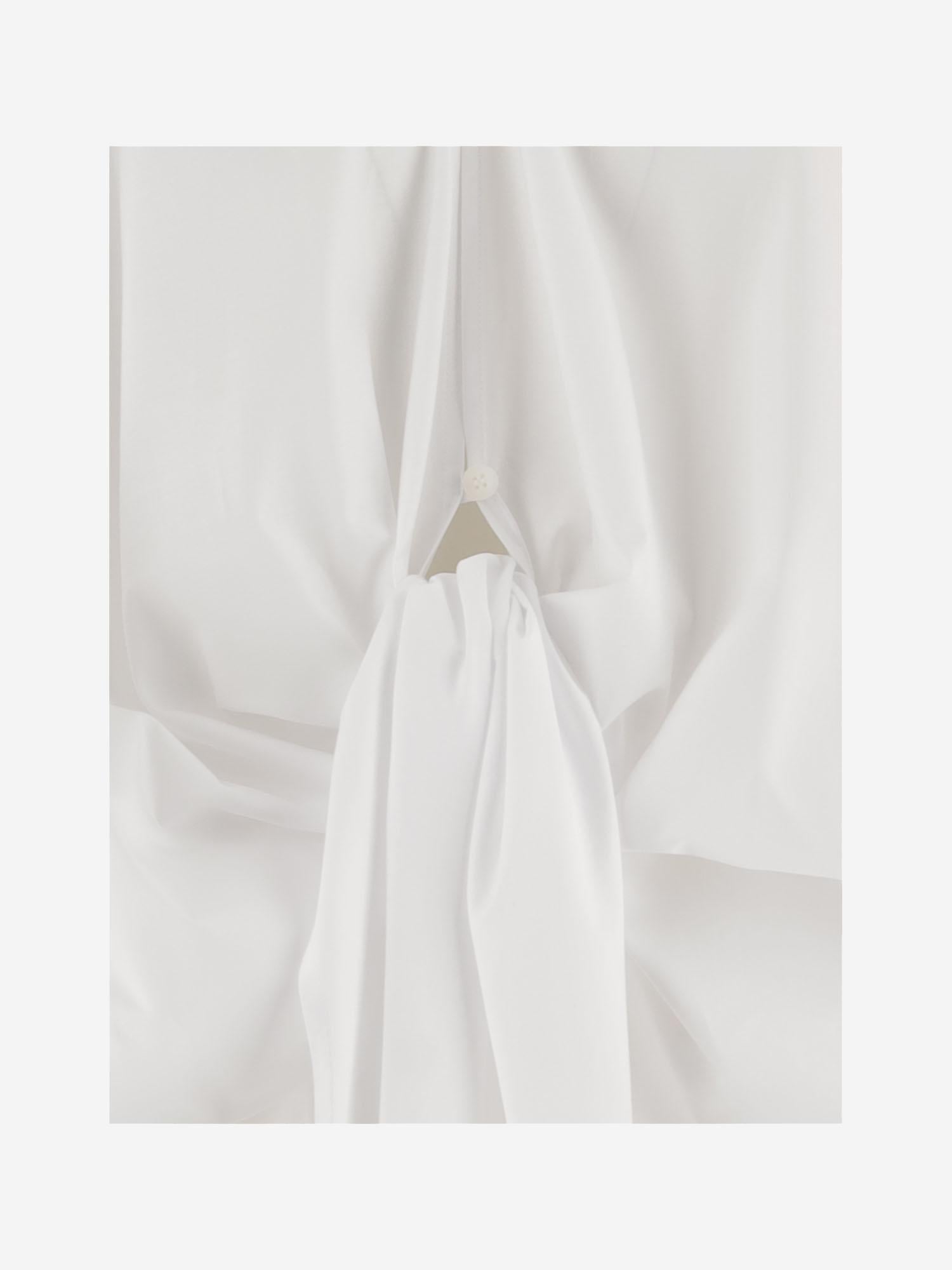 CAMICIA ROMY CON NODO FRONTALE E ORLO ASIMMETRICO WSH33 FAC1620001 DARKPARK 