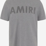T-SHIRT IN COTONE CON LOGO AMJYTE 1214Grey AMIRI 