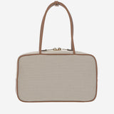 BORSA BEAU IN CANVAS E PELLE 5BB163 ACRNF062F MIU MIU 