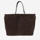 BORSA A SPALLA IN PELLE SCAMOSCIATA XBWDBMA0300U9V 0ZIH TODS 