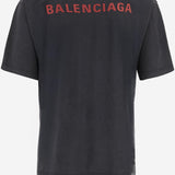 T-SHIRT IN COTONE CON LOGO 764235 TTVJ18483 BALENCIAGA 