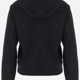 FELPA IN COTONE CON CAPPUCCIO 8115957 BLACK BURBERRY 