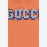 T-SHIRT IN COTONE CON LOGO 547559 XJHFG7195 GUCCI KIDS 