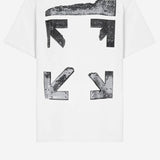 T-SHIRT IN COTONE CON LOGO 44MAA027S26J001 1000 OFF-WHITE 
