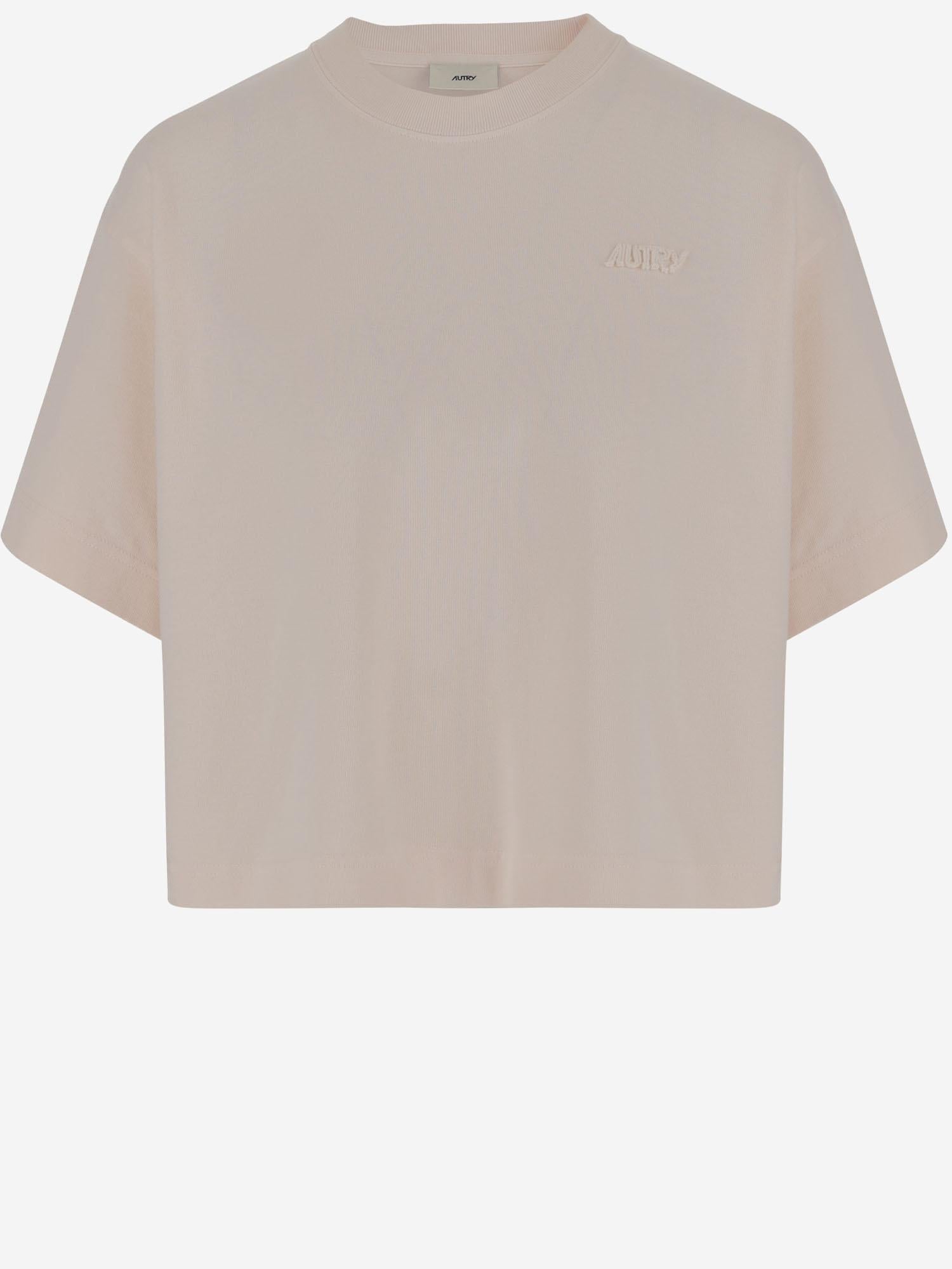T-SHIRT IN COTONE CON LOGO TSPWI8OE MAKEUP AUTRY 