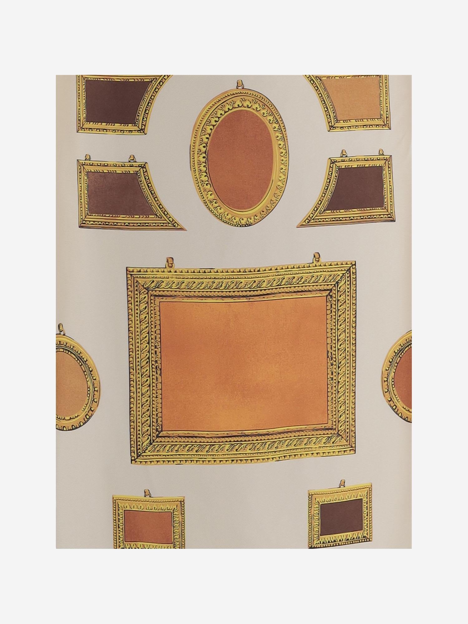 GONNA IN SETA CON STAMPA 1024690 1A179515K920 VERSACE 