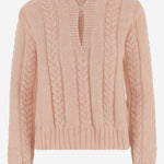 MAGLIONE TRECCIA IN MISTO LANA S540Y14KGU 7140 LOEWE 