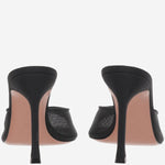 Mules Alexa in mesh ALEXAMESHSLIPPER BLACK AMINA MUADDI 