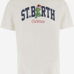 T-SHIRT IN COTONE CON  LOGO ARN0004 00580I MC2 SAINT BARTH 