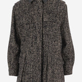 CAPPOTTO IN MISTO LANA CON MOTIVO SPIGATO ANGIO12334 003 MAX MARA 