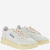 SNEAKERS MEDALIST LOW IN PELLE AULWLL05 WHTSILVER AUTRY 