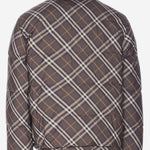 PIUMINO REVERSIBILE IN NYLON CON MOTIVO CHECK 8115565 TRUFFLE IP CHECK BURBERRY 