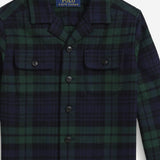 CAMICIA SAHARIANA IN FLANELLA DI COTONE 323979344 001 POLO RALPH LAUREN KIDS 