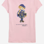 T-shirt in cotone con stampa Polo Bear 312961230 001 POLO RALPH LAUREN KIDS 