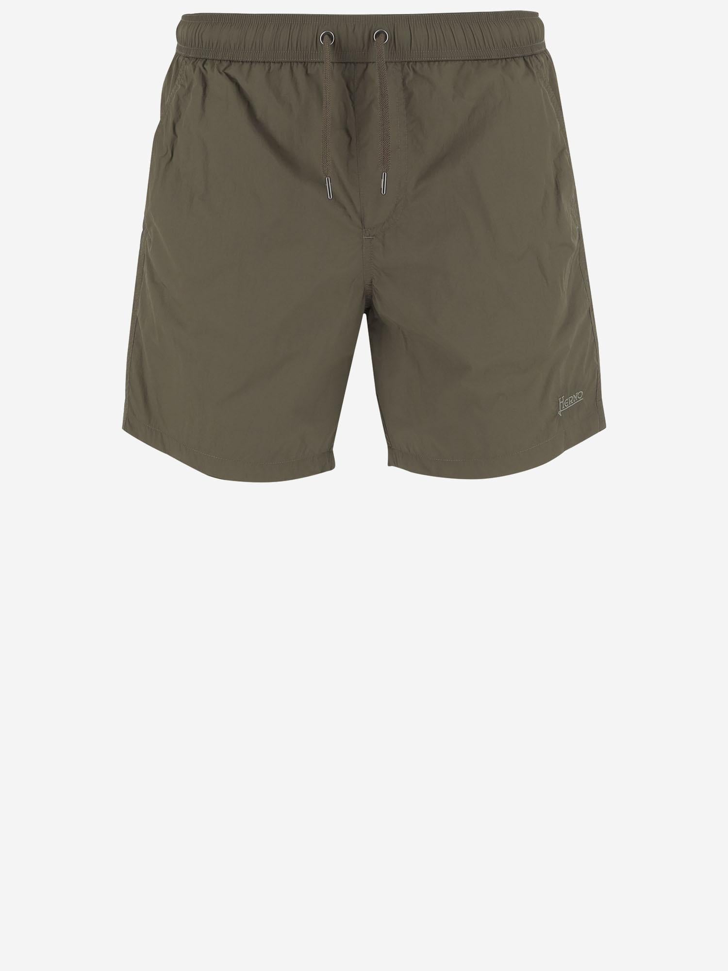 SHORTS DA BAGNO IN ULTRALIGHT CREASE CST00001U 12494Z7730 HERNO 
