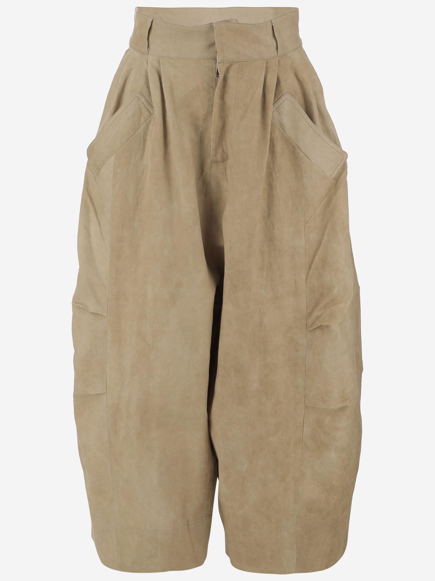 Jeans OVER IN MISTO LINO P039 LCBIBEIGE NICCOLO PASQUALETTI 